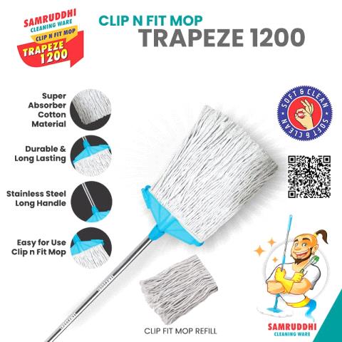 CLIP N FIT MOP TRAPEZE 1200 